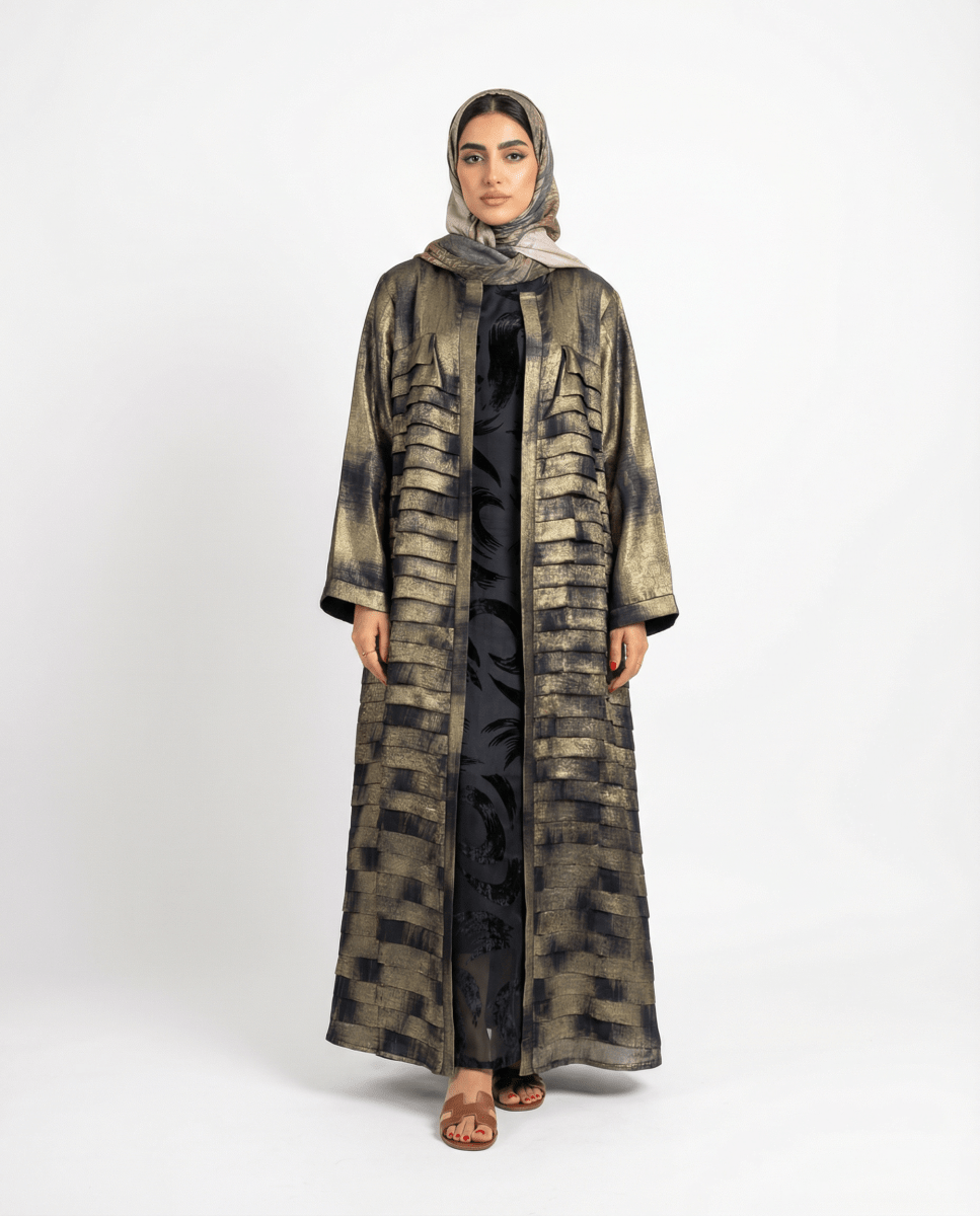 Black Dara'a with Gold Details - afroda