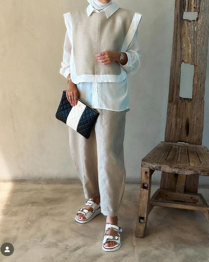 Organic Linen Co - ord Set - afroda