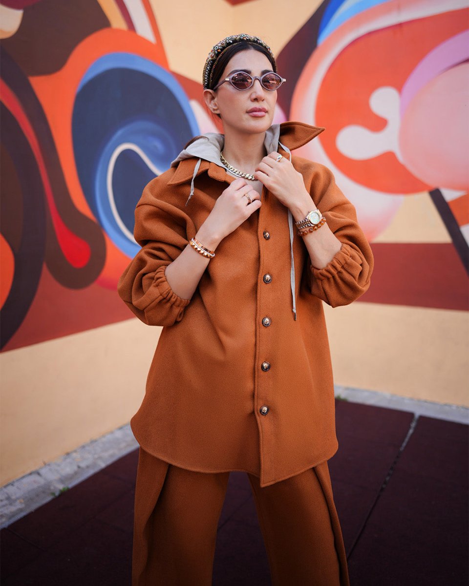 Oversized Button - Down Set - afroda