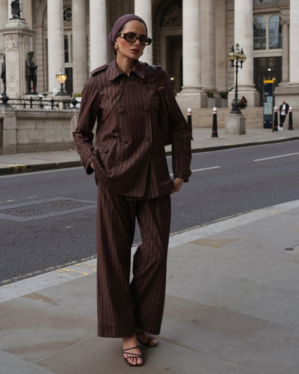 Structured Cotton Suit - afroda