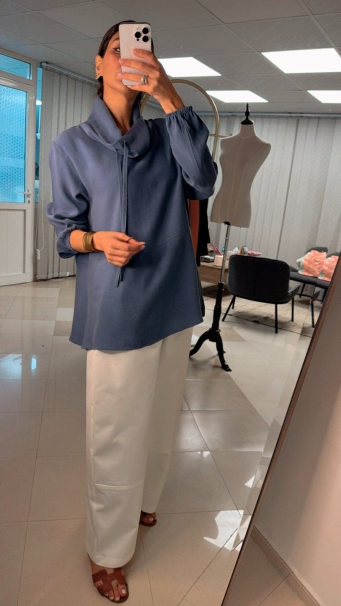 Sunshine – Modern Tunic & Wide - Leg Pants Set - afroda