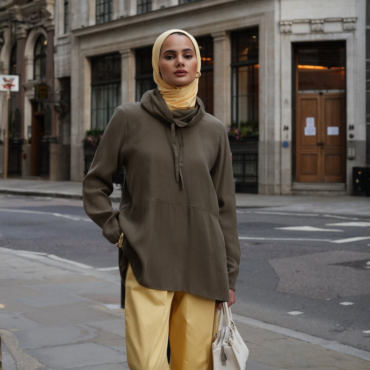 Sunshine – Modern Tunic & Wide - Leg Pants Set - afroda