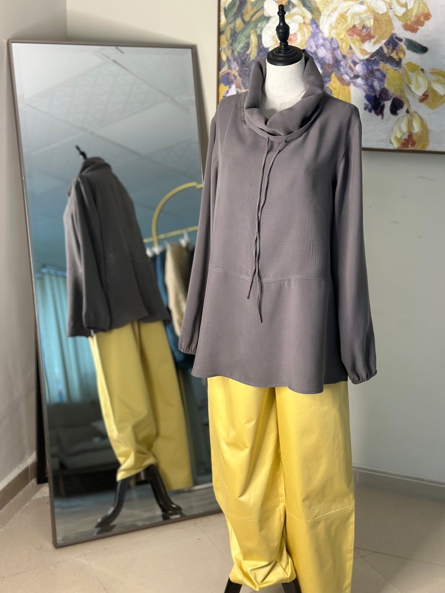 Sunshine – Modern Tunic & Wide - Leg Pants Set - afroda