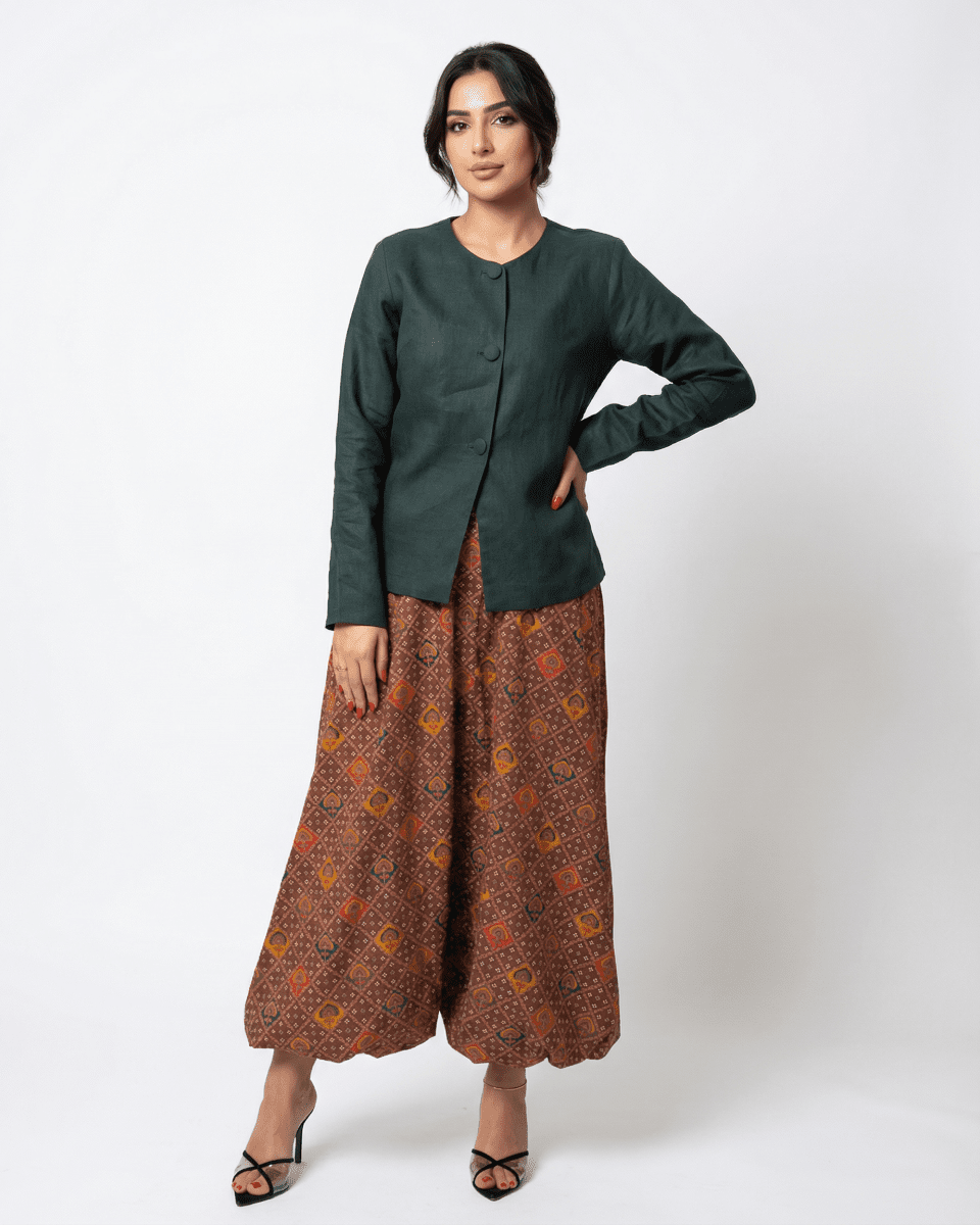 The Printed Harem Jumpsuit - afroda