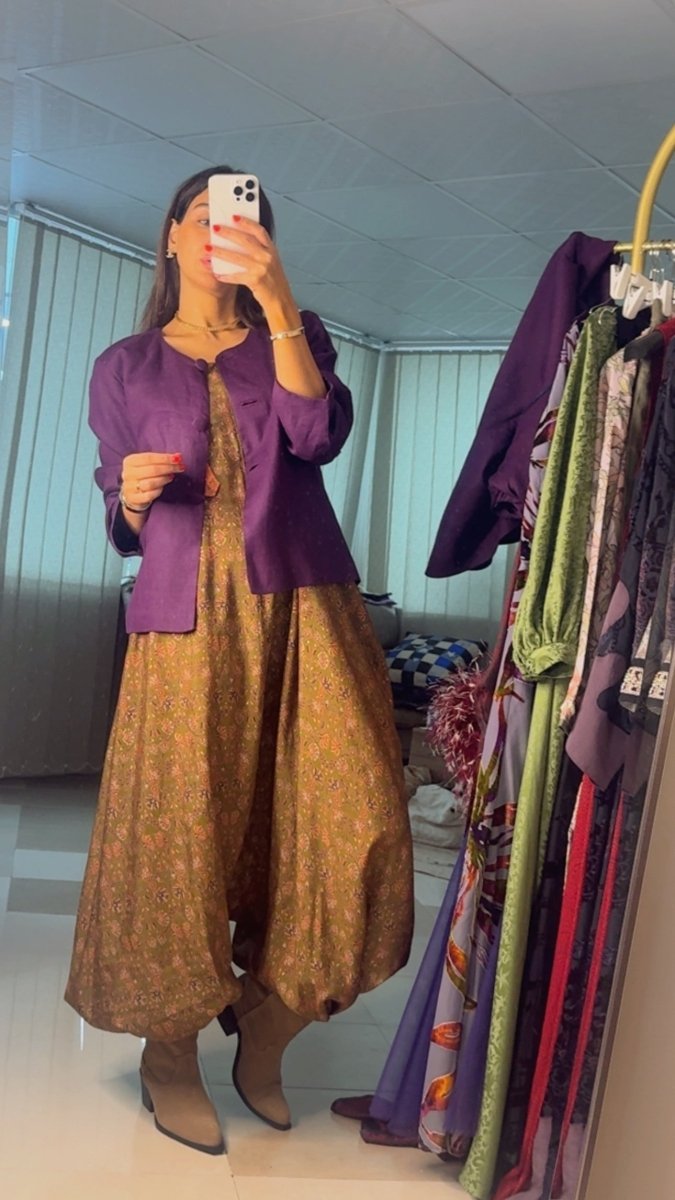 The Printed Harem Jumpsuit - afroda