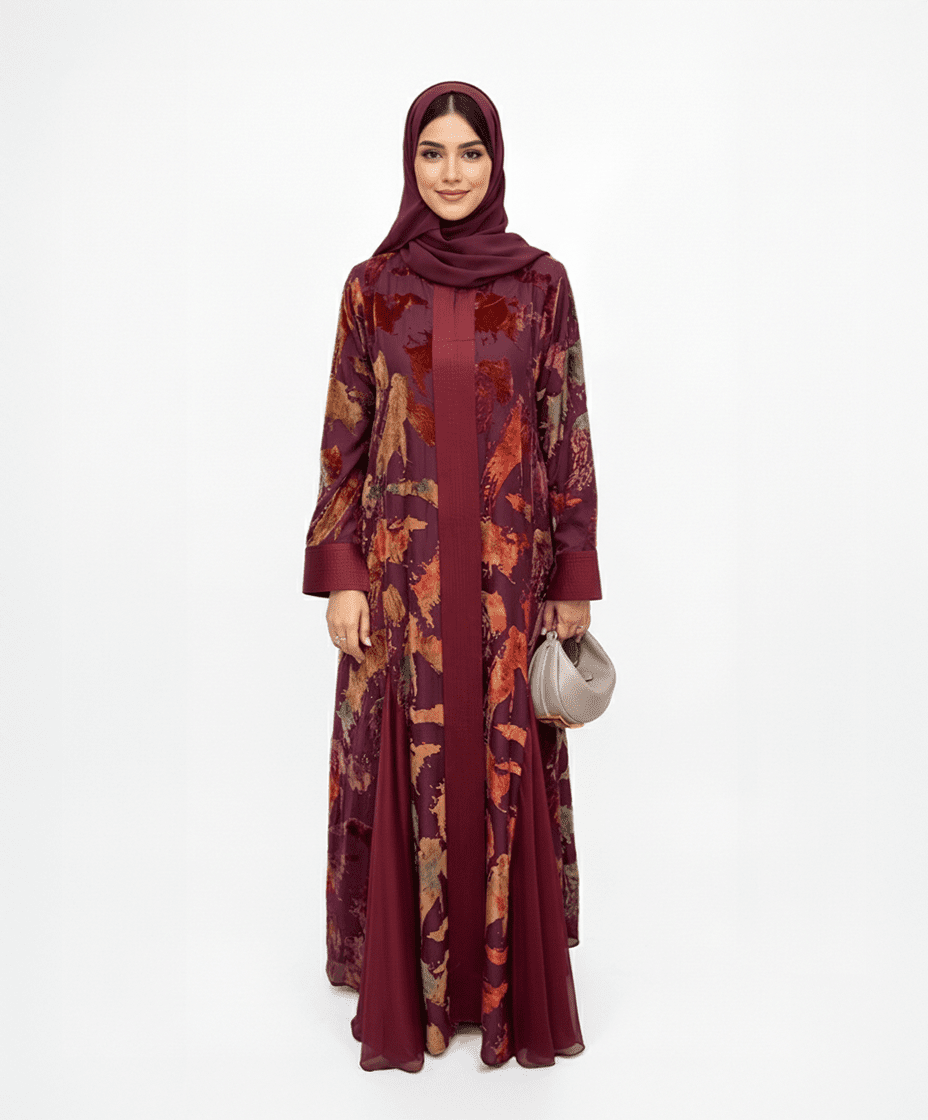 The Ramadan Velvet Abaya - Afroda