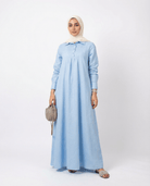 Classic Loose Shirt Dress - afroda
