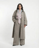 Greige Urban Waterproof Coat Set - Afroda