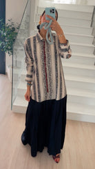 Heritage Stripe Dress - Afroda