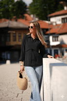 Minimalist Linen Shirt - afroda