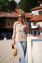 Minimalist Linen Shirt - afroda