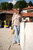 Minimalist Linen Shirt - afroda