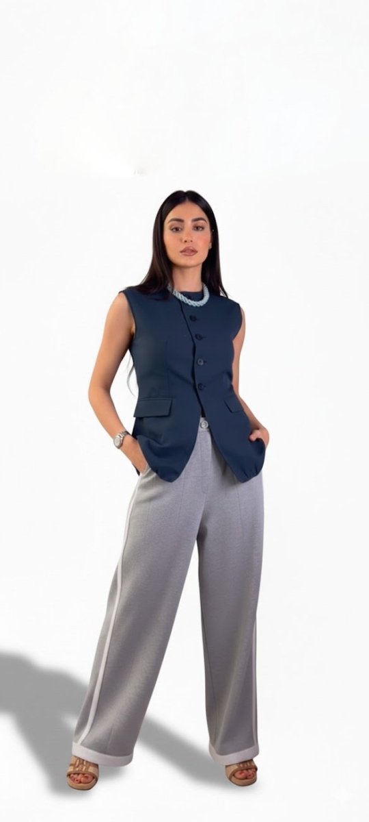 Modern Tailored Vest Set - Afroda