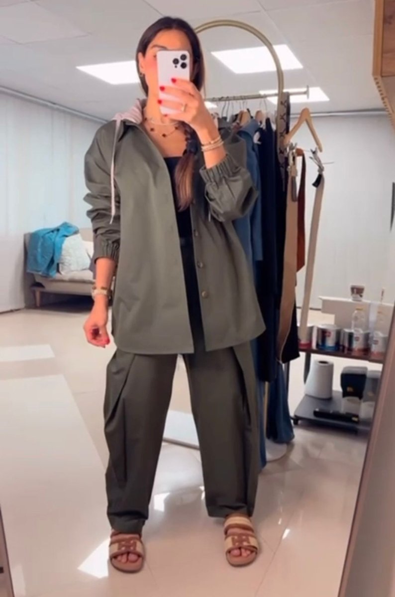 Olive Beige Ful Set - afroda