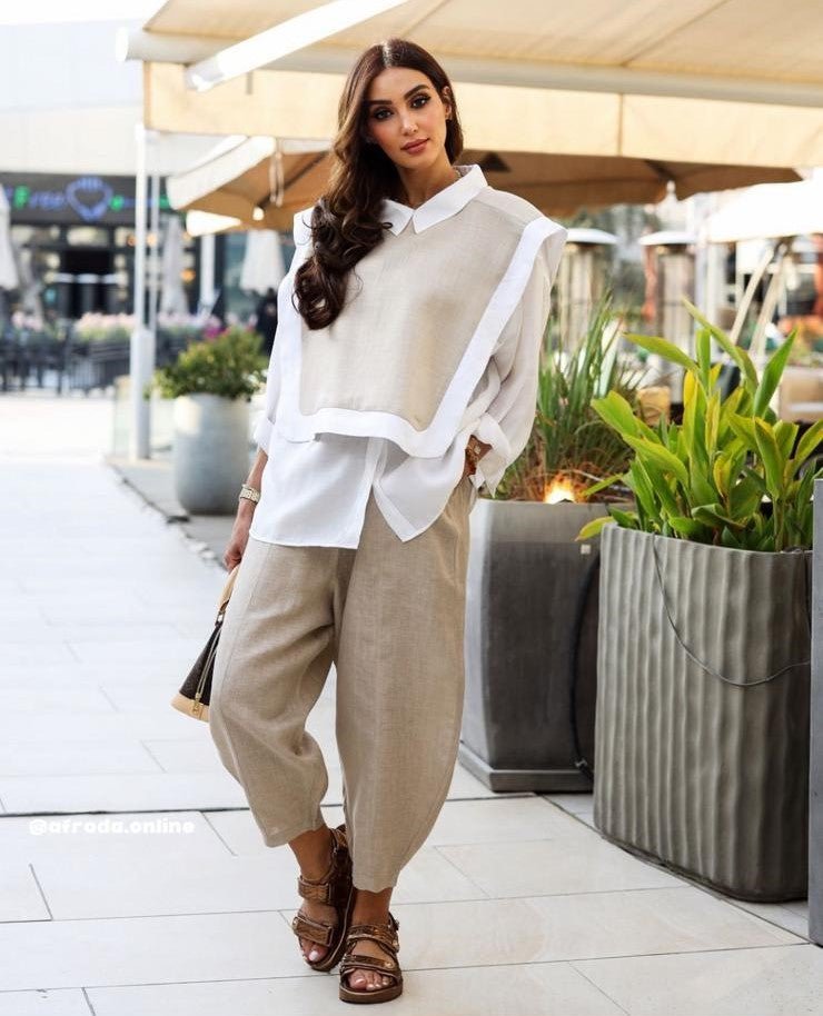 Organic Linen Co - ord Set - afroda