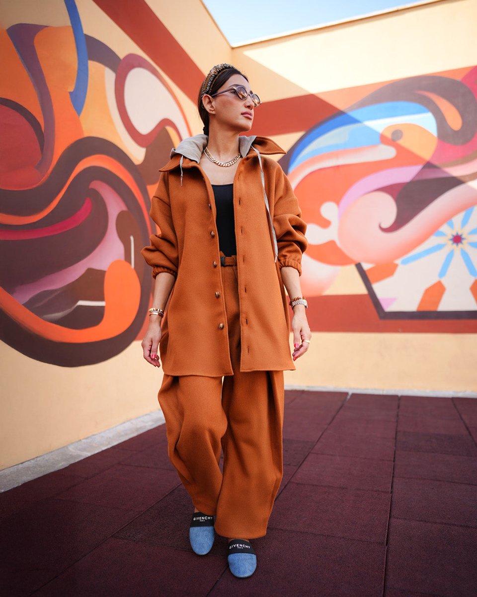 Oversized Button - Down Set - afroda