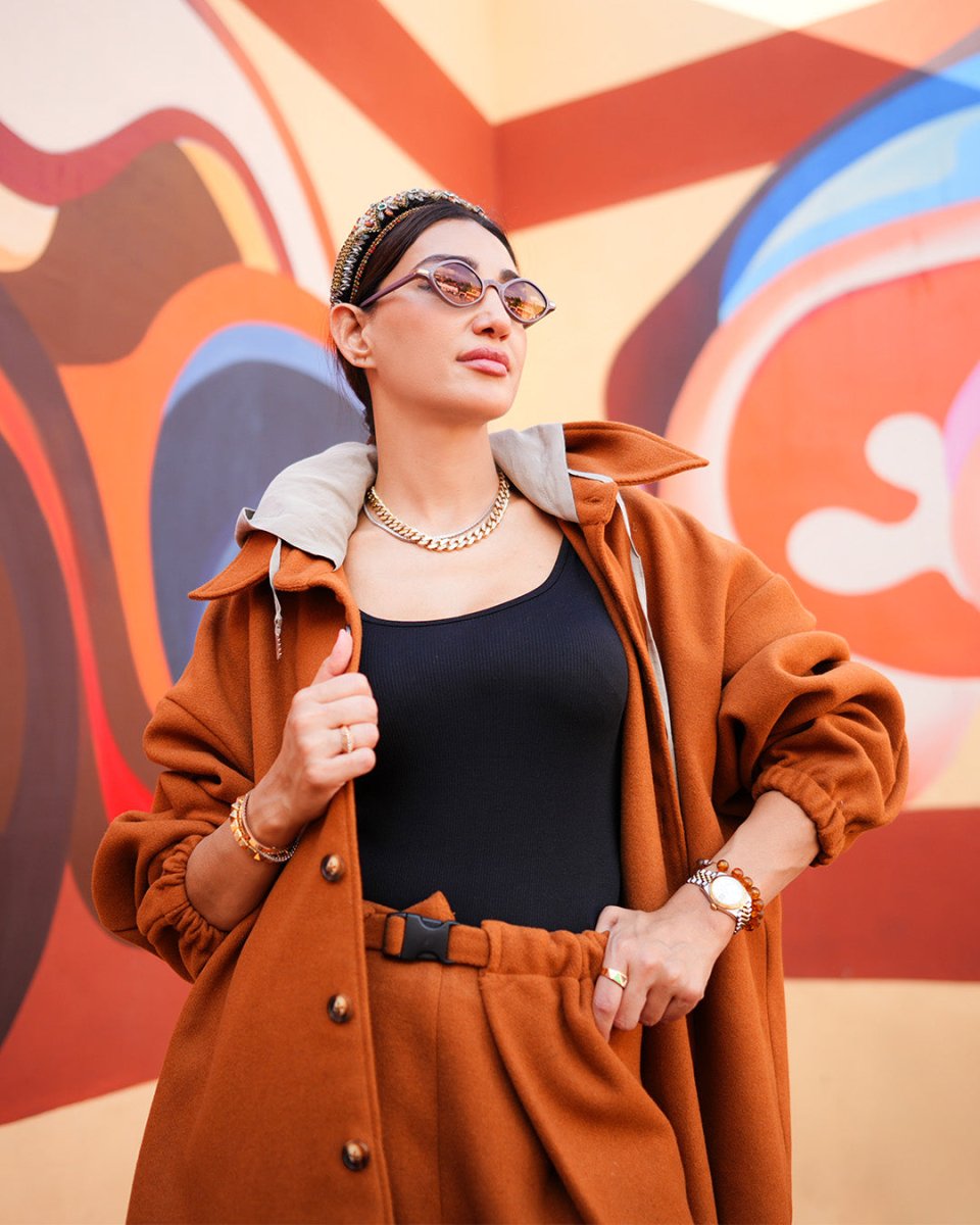 Oversized Button - Down Set - afroda