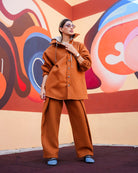 Oversized Button - Down Set - afroda