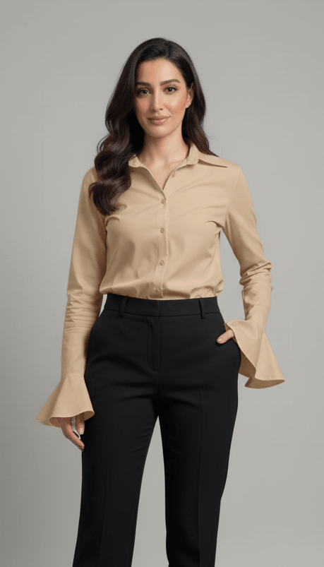 Ruffle Shirt - Afroda