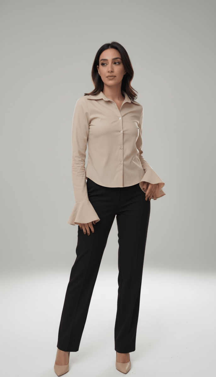 Ruffle Shirt - Afroda