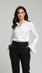 Ruffle Shirt - Afroda