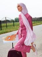 Structured Cotton Amori - Inspired Co - Ord Set - afroda