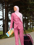 Structured Cotton Amori - Inspired Co - Ord Set - afroda