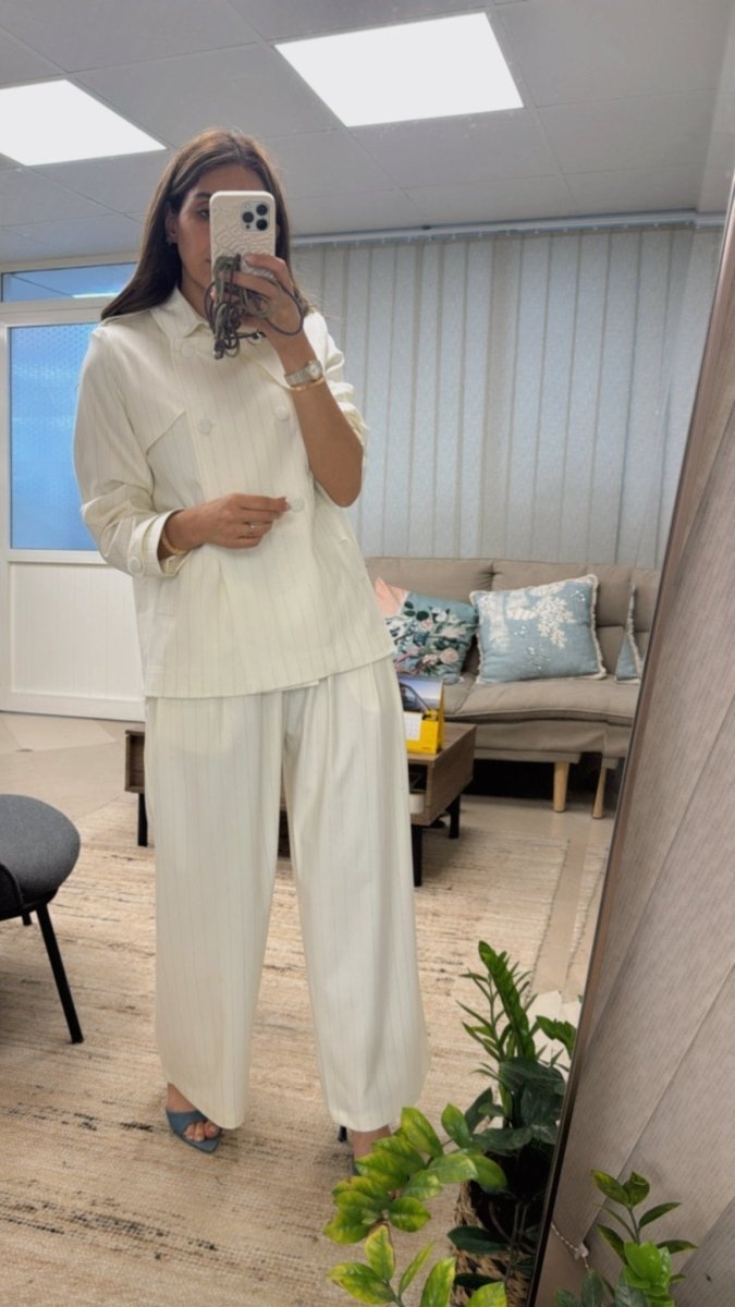 Structured Cotton Suit - afroda