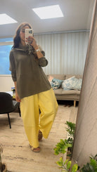 Sunshine – Modern Tunic & Wide - Leg Pants Set - afroda