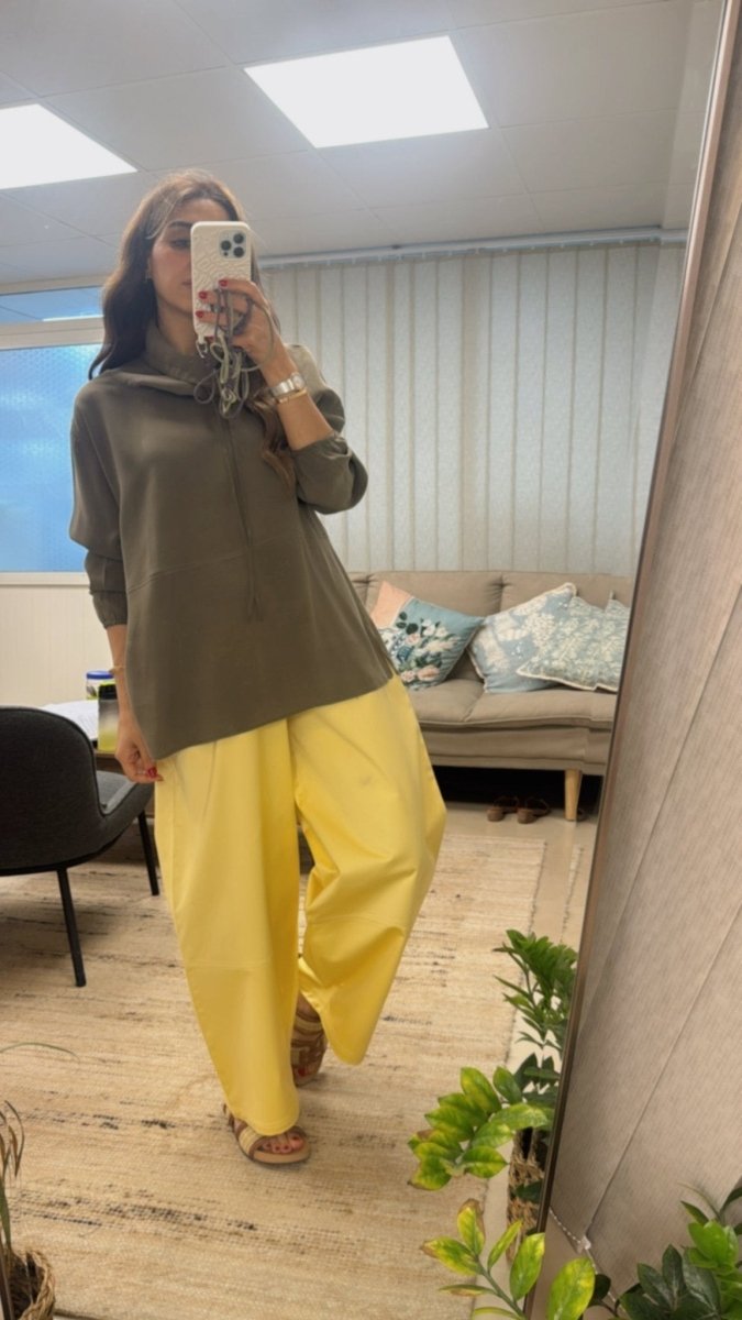 Sunshine – Modern Tunic & Wide - Leg Pants Set - afroda