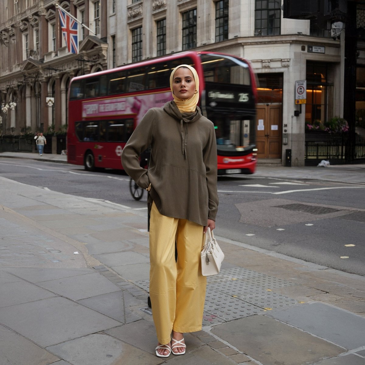 Sunshine – Modern Tunic & Wide - Leg Pants Set - afroda