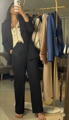 Tailored Pantsuit Set - afroda