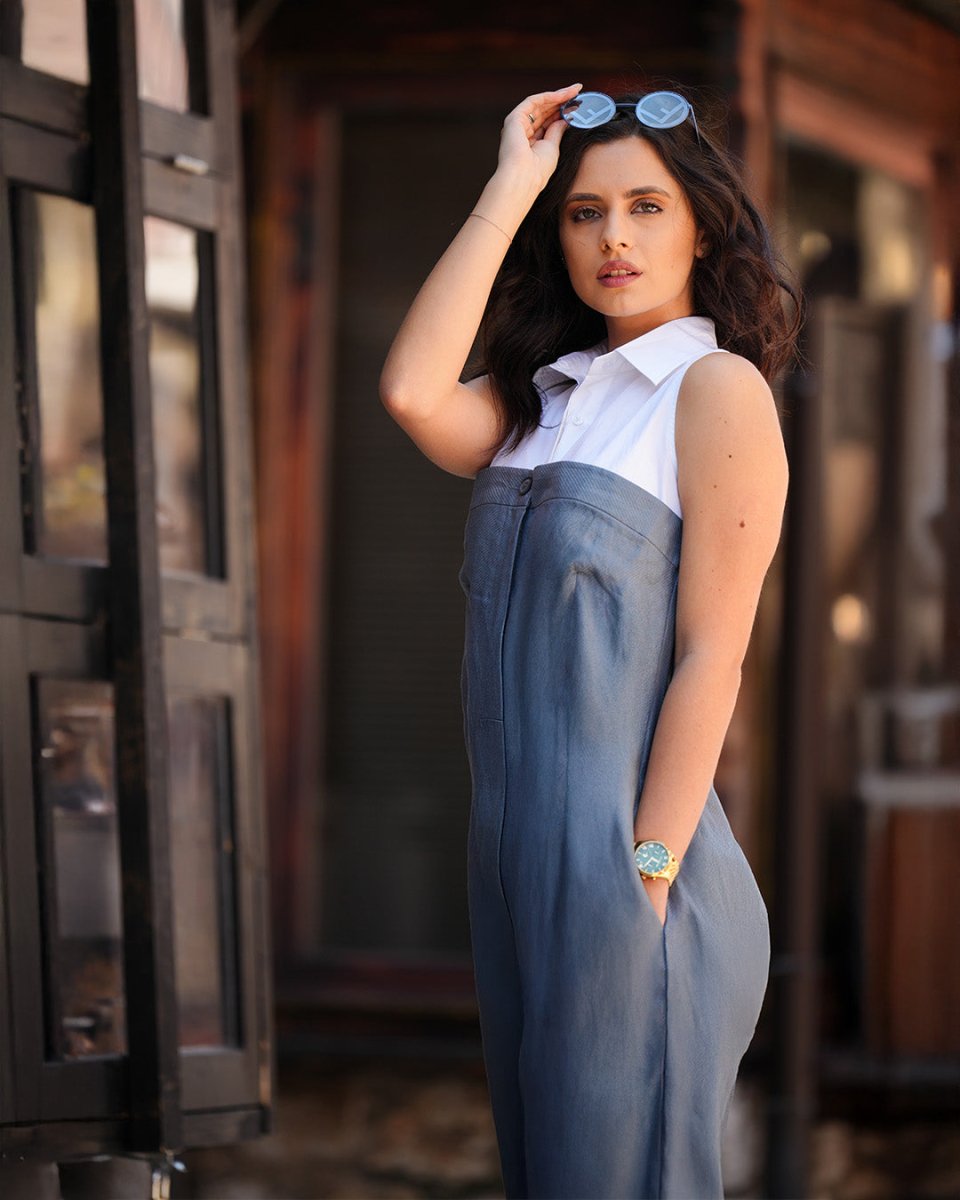 The Wide - Leg Jumpsuit - afroda