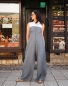 The Wide - Leg Jumpsuit - afroda
