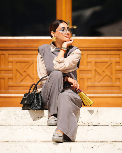 Two - Piece Relaxed Fit Set - afroda